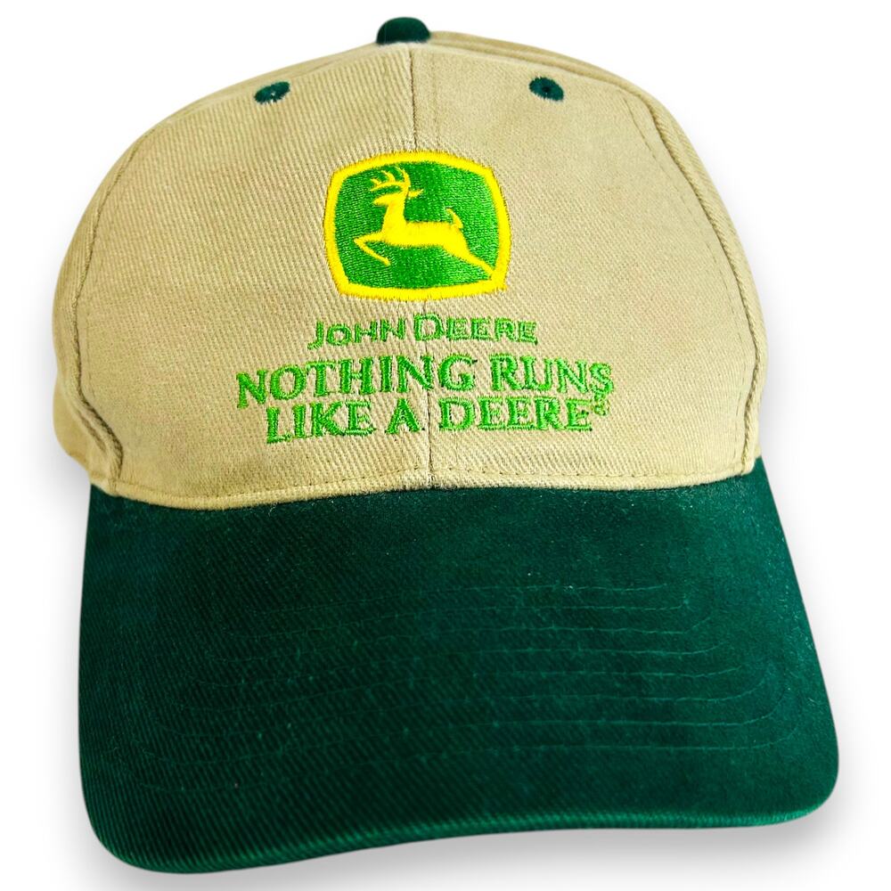 John Deere Strapback Hat EarthTones Trading Co. 100% Cotton